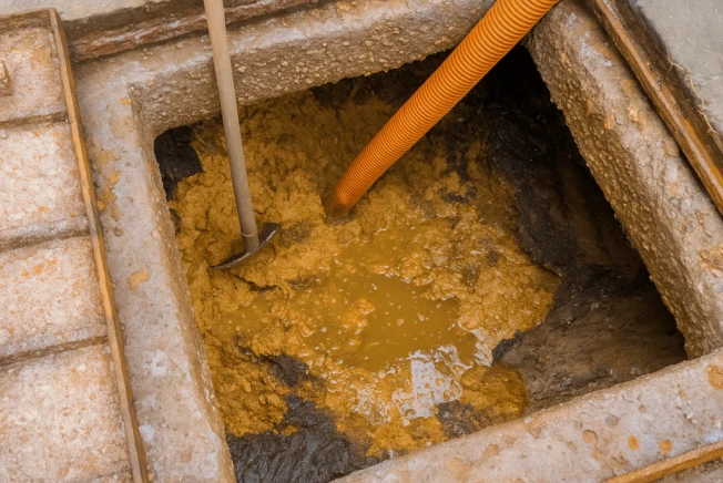 Limpeza de caixa de gordura